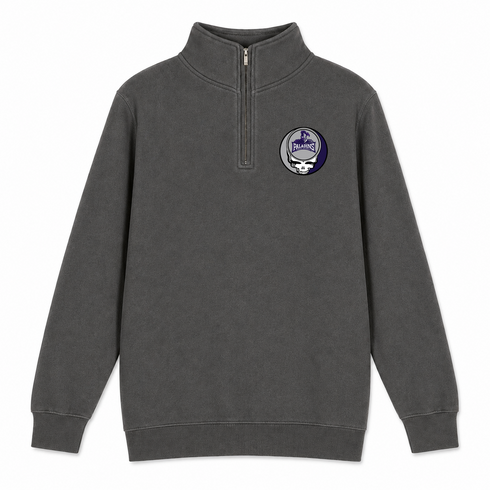 Furman - Premium Grateful Dead Quarter-Zip Pullover - Charcoal - 5