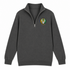 Notre Dame University Dancing Leprechaun - Premium Grateful Dead Quarter-Zip Pullover - Charcoal - 6