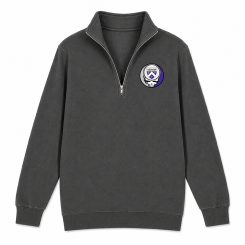 Kenyon - Premium Grateful Dead Quarter-Zip Pullover - Charcoal - 6