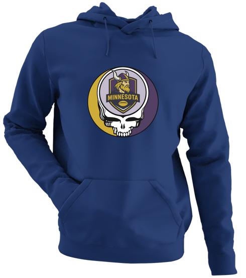 Minnesota Football - Premium Grateful Dead Hoodie - Navy - 2