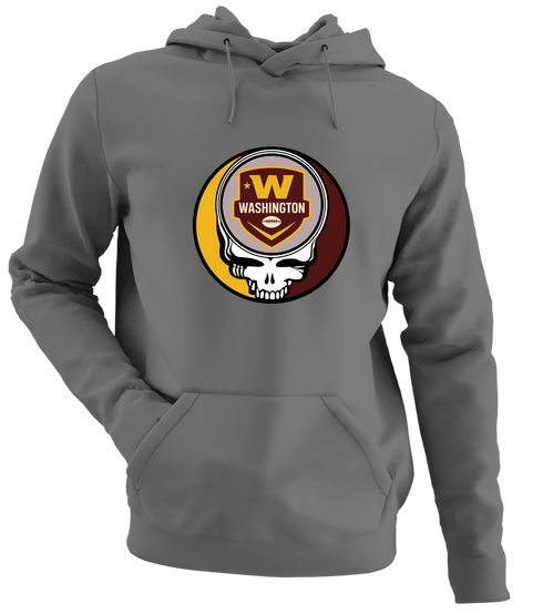 Washington Football - Premium Grateful Dead Hoodie - Charcoal - 8