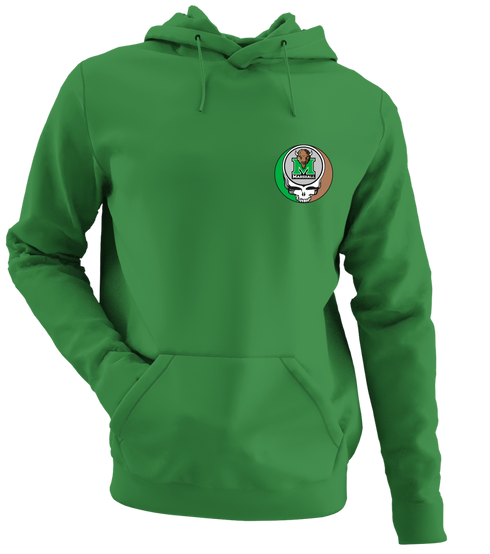 Marshall University - Premium Grateful Dead Left Chest Hoodie - Irish Green - 6