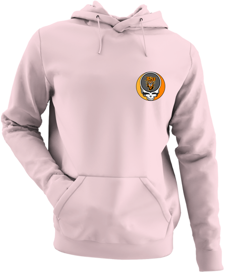 Idaho State University - Premium Grateful Dead Left Chest Hoodie - Light Pink