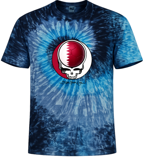 Qatar FIFA World Cup Stealie Tie-Dye T-Shirt