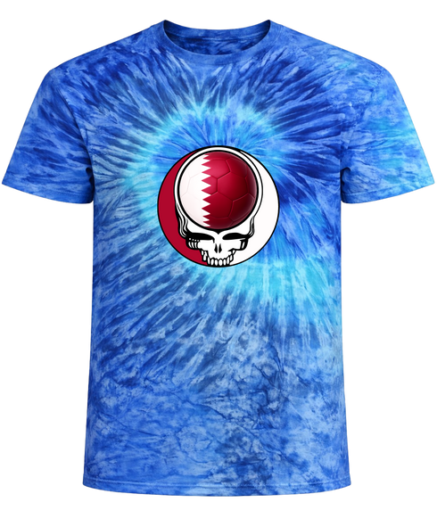 Qatar FIFA World Cup Stealie Tie-Dye T-Shirt