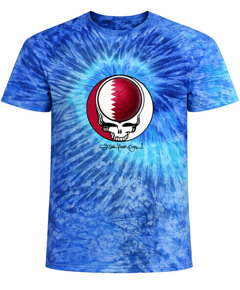 Qatar FIFA World Cup Stealie Tie-Dye T-Shirt