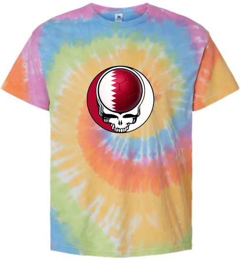 Qatar FIFA World Cup Stealie Tie-Dye T-Shirt