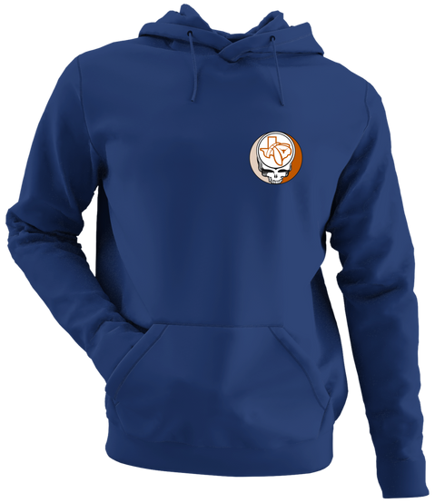 University of Texas - Premium Grateful Dead Left Chest Hoodie - Navy - 2