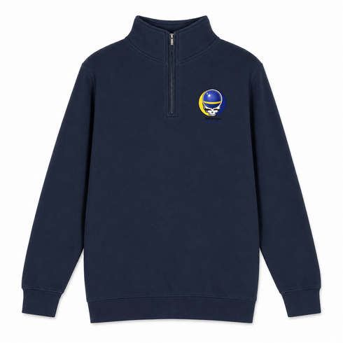 Curacao FIFA World Cup - Premium Grateful Dead Quarter-Zip Pullover - Navy - 4