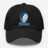 Queens Stealie Premium Unisex Dad Hat — Design: Queens College — Black