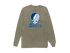 Queens Stealie Premium Unisex Long-Sleeve — Design: Queens College — Sandstone