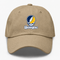 Quinnipiac Stealie Premium Unisex Dad Hat — Design: Quinnipiac University — Khaki