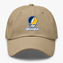 Quinnipiac Stealie Premium Unisex Dad Hat — Design: Quinnipiac University — Khaki
