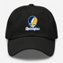 Quinnipiac Stealie Premium Unisex Dad Hat — Design: Quinnipiac University — Black