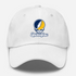 Quinnipiac Stealie Premium Unisex Dad Hat — Design: Quinnipiac University — White
