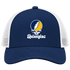 Quinnipiac Stealie Premium Unisex Trucker Cap — Design: Quinnipiac University — Navy/White