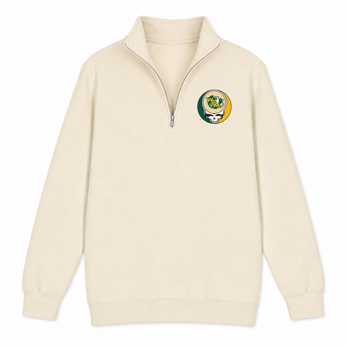 William and Mary - Premium Grateful Dead Quarter-Zip Pullover - Sand - 1