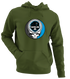 Carolina Football - Premium Grateful Dead Hoodie - Military Green - 7
