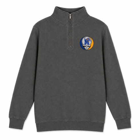 Memphis University - Premium Grateful Dead Quarter-Zip Pullover - Charcoal - 5
