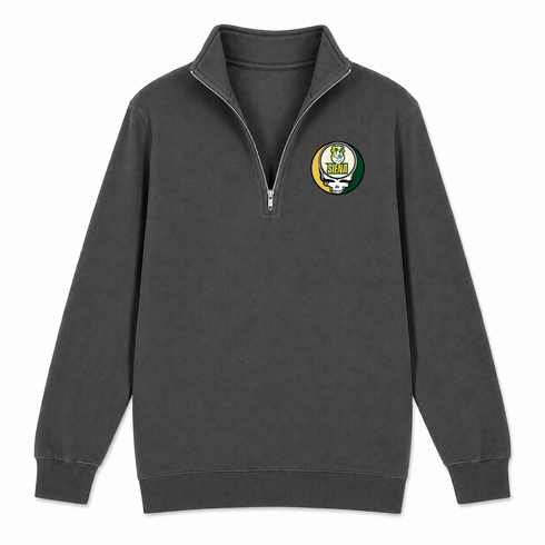 Siena - Premium Grateful Dead Quarter-Zip Pullover - Charcoal - 6