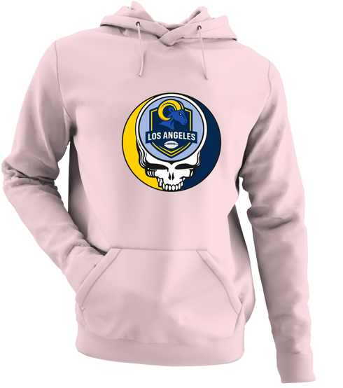 Los Angeles Football - Premium Grateful Dead Hoodie - Light Pink - 4