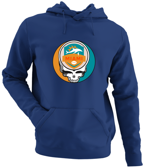 Miami Football - Premium Grateful Dead Hoodie - Navy - 2