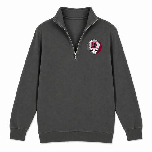 Colgate University - Premium Grateful Dead Quarter-Zip Pullover - Charcoal - 6