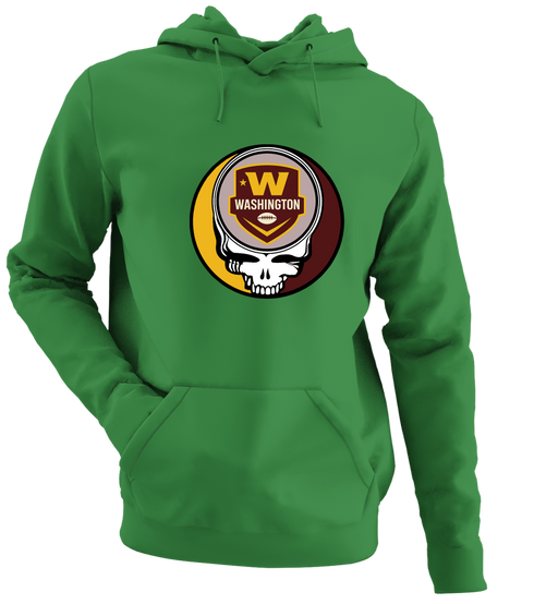Washington Football - Premium Grateful Dead Hoodie - Irish Green - 6