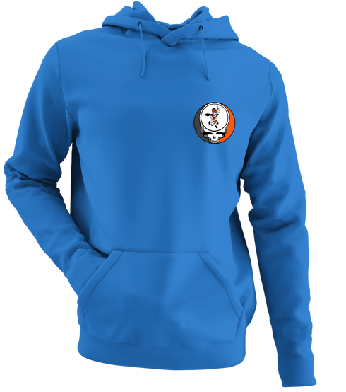 Wartburg - Premium Grateful Dead Left Chest Hoodie - Heather Royal - 5