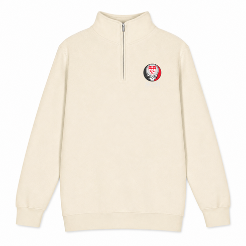 McGill University - Premium Grateful Dead Quarter-Zip Pullover - Sand - 1