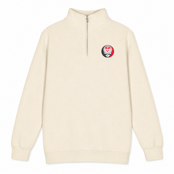 McGill University - Premium Grateful Dead Quarter-Zip Pullover - Sand - 1