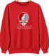 Radford Stealie Premium Unisex Crewneck — Design: Radford University — Red