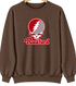Radford Stealie Premium Unisex Crewneck — Design: Radford University — Brown