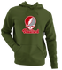 Radford Stealie Premium Unisex Hoodie — Design: Radford University — Military Green
