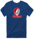 Radford Stealie Premium Unisex T-Shirt — Design: Radford University — Navy