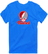 Radford Stealie Premium Unisex T-Shirt — Design: Radford University — Royal