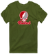 Radford Stealie Premium Unisex T-Shirt — Design: Radford University — Military Green