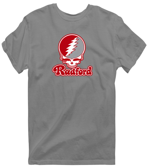 Radford Stealie Premium Unisex T-Shirt — Design: Radford University — Dark Heather