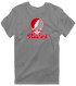 Radford Stealie Premium Unisex T-Shirt — Design: Radford University — Dark Heather