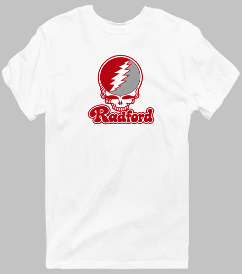 Radford Stealie Premium Unisex T-Shirt — Design: Radford University — White