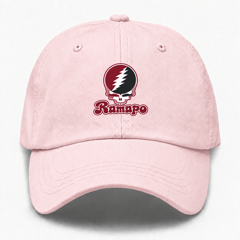 Ramapo Stealie Premium Unisex Dad Hat — Design: Ramapo College of New Jersey — Pink