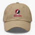 Ramapo Stealie Premium Unisex Dad Hat — Design: Ramapo College of New Jersey — Khaki