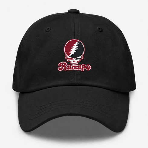 Ramapo Stealie Premium Unisex Dad Hat — Design: Ramapo College of New Jersey — Black