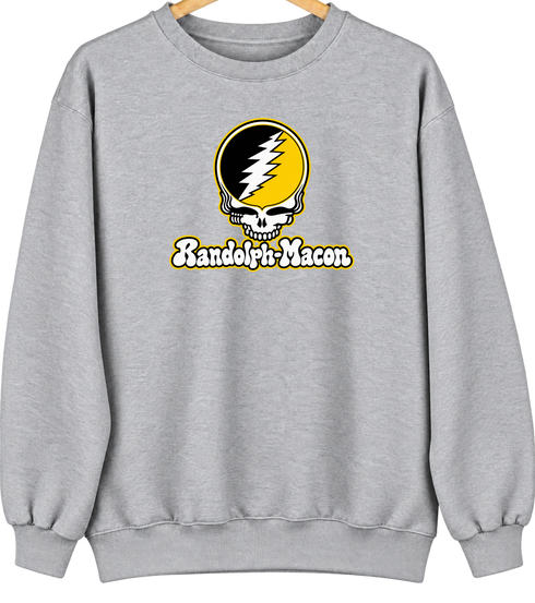 Randolph-Macon Stealie Premium Unisex Crewneck — Design: Randolph-Macon College — Sport Grey