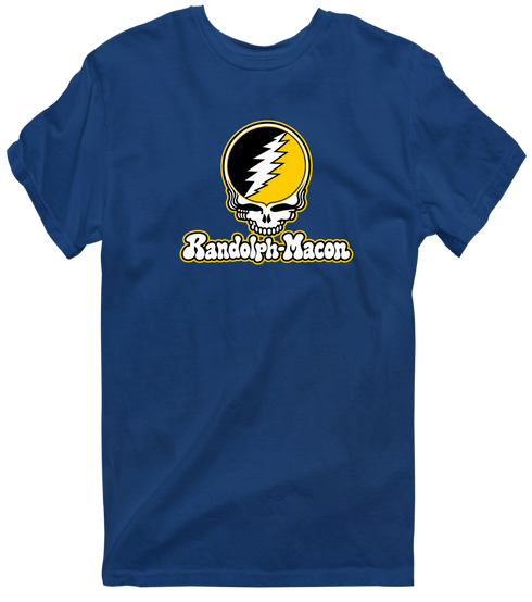 Randolph-Macon Stealie Premium Unisex T-Shirt — Design: Randolph-Macon College — Navy