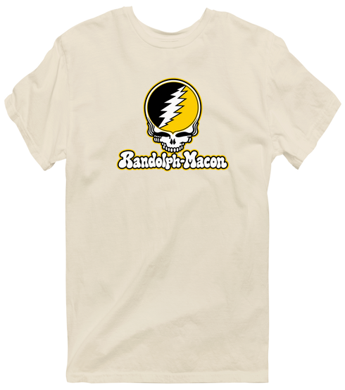 Randolph-Macon Stealie Premium Unisex T-Shirt — Design: Randolph-Macon College — Sand