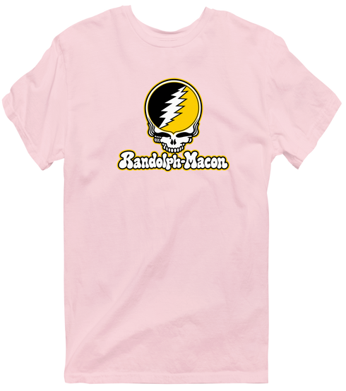 Randolph-Macon Stealie Premium Unisex T-Shirt — Design: Randolph-Macon College — Light Pink