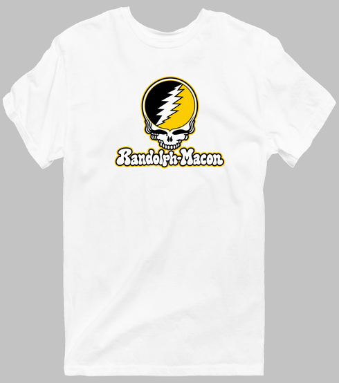 Randolph-Macon Stealie Premium Unisex T-Shirt — Design: Randolph-Macon College — White