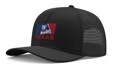 Grateful Dead - Texas Rangers Dancing Bear Logo Grateful Dead Trucker Cap - StealieShop