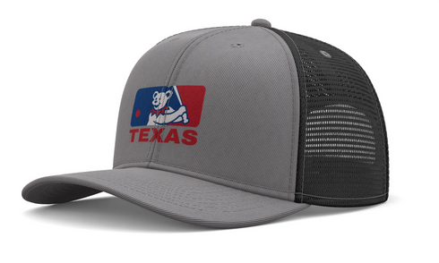 Grateful Dead - Texas Rangers Dancing Bear Logo Grateful Dead Trucker Cap - StealieShop